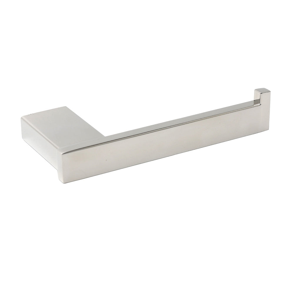 Polished Chrome Square Toilet Paper Roll Tissue Roll Holder Wall Mounted Hook V1233-87004CR
