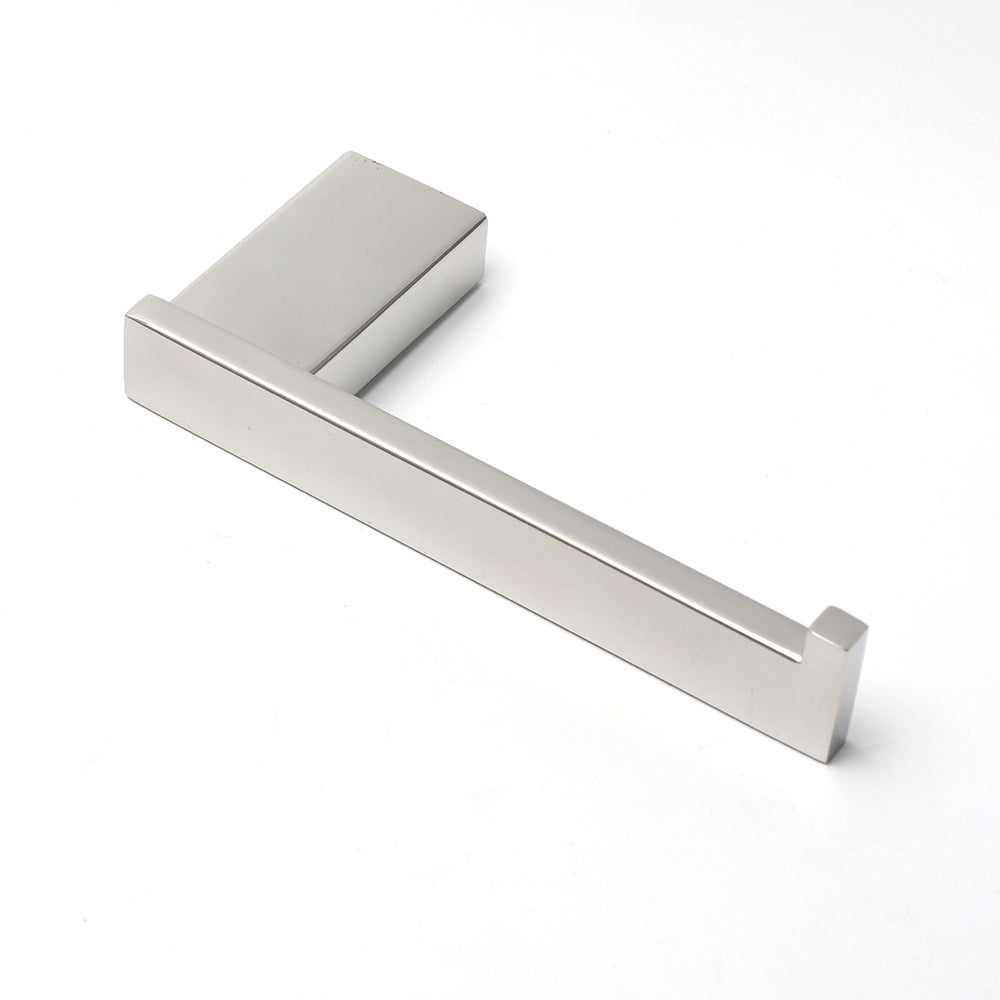 Polished Chrome Square Toilet Paper Roll Tissue Roll Holder Wall Mounted Hook V1233-87004CR