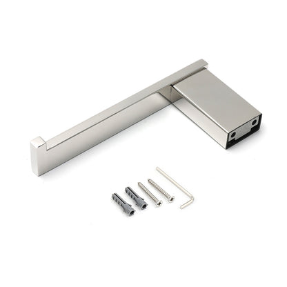 Polished Chrome Square Toilet Paper Roll Tissue Roll Holder Wall Mounted Hook V1233-87004CR