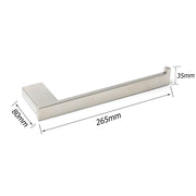 Mirror Chrome Stainless Steel Square Towel Rack Clothes Wall Mounted Holder Kit V1233-87008CR