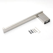 Mirror Chrome Stainless Steel Square Towel Rack Clothes Wall Mounted Holder Kit V1233-87008CR