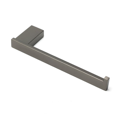 Gun Metal 304 Stainless Steel Square Towel Holder Rack Clothes Hook Kit Bathroom V1233-87008GM