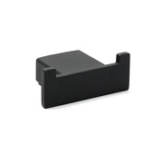 Matt Black Square Robe Hook Clothes Towel Holder Bathroom Wall Hanger Accessory V1233-87009BL