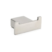 Brushed Nickel SUS Square Robe Hook Clothes Towel Holder Hanger Wall Mounted Kit V1233-87009BN