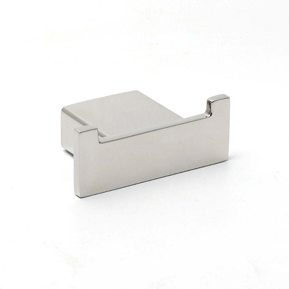 Chrome Square Robe Hook Clothes Towel Holder Bathroom Wall Mounted Hanger Kit V1233-87009CR