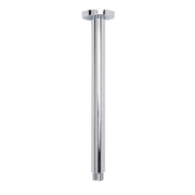 WELS Chrome Large 16" Round Rain Shower Head 300mm Ceiling Dropper Extension Arm Set V1233-A501FKSR116