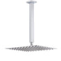 WELS 12" Rainfall Shower Head 300mm Ceiling Dropper Extension Arm Chrome Square Set V1233-A502F300KSS112