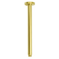 Brushed Gold Round 30cm Brass Shower Ceiling Extension Dropper Arm Bathroom Component V1233-A511300G2