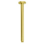 Brushed Gold Round 30cm Brass Shower Ceiling Extension Dropper Arm Bathroom Component V1233-A511300G2