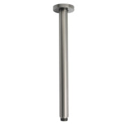 Gunmetal Round 300mm Brass Shower Arm Ceiling Mount Extension Dropper For Head V1233-A511300GM
