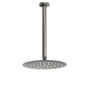 WELS Gun Metal Round 10" SUS Rainfall Shower Head 300mm Ceiling Dropper Arm Set V1233-A511300GMKSR110GM
