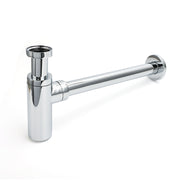 Watermark Adjustable 32mm Wall Bottle Trap Basin Sink Vanity Waste Drain Brass V1233-B186
