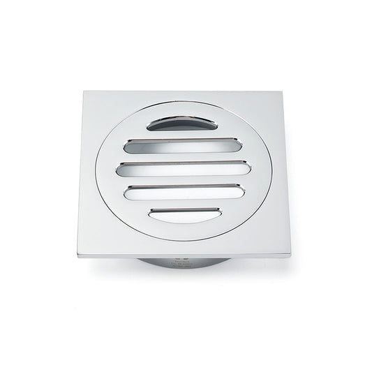 Watermark Stainless Steel 85x85mm Small Square Shower Grate Floor Drain 72mm Outlet V1233-BD073CR