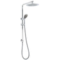 WELS Chrome Round 9" Rain Shower Head 5 Modes Massage Handheld Sliding Rail Set V1233-C4902B22HR005M5C1SR0901