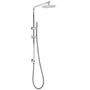 Bathroom Round 8" Rain Shower Head Single Mode Brass Handheld Spray Rail Arm Set V1233-C4902B22HT006CKSR108