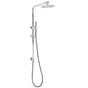 Bathroom Round 8" Rain Shower Head Single Mode Brass Handheld Spray Rail Arm Set V1233-C4902B22HT006CKSR108
