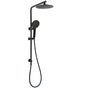 Matt Black 2in1 Round 9" Rainfall Shower Head & 3 Modes Handheld Silde Rail Set V1233-C4902B22PHR002M4CBSR0901B