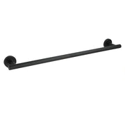 Matt Black 600mm Long Single Towel Rack Rail Holder Stainless Steel Hanger Bar V1233-E6900260BL