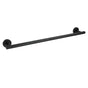Matt Black 600mm Long Single Towel Rack Rail Holder Stainless Steel Hanger Bar V1233-E6900260BL