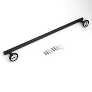 Matt Black 600mm Long Single Towel Rack Rail Holder Stainless Steel Hanger Bar V1233-E6900260BL