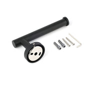 Matt Black Round Stainless Steel Toilet Paper Roll Tissue Holder Bathroom Wall V1233-E69004BL