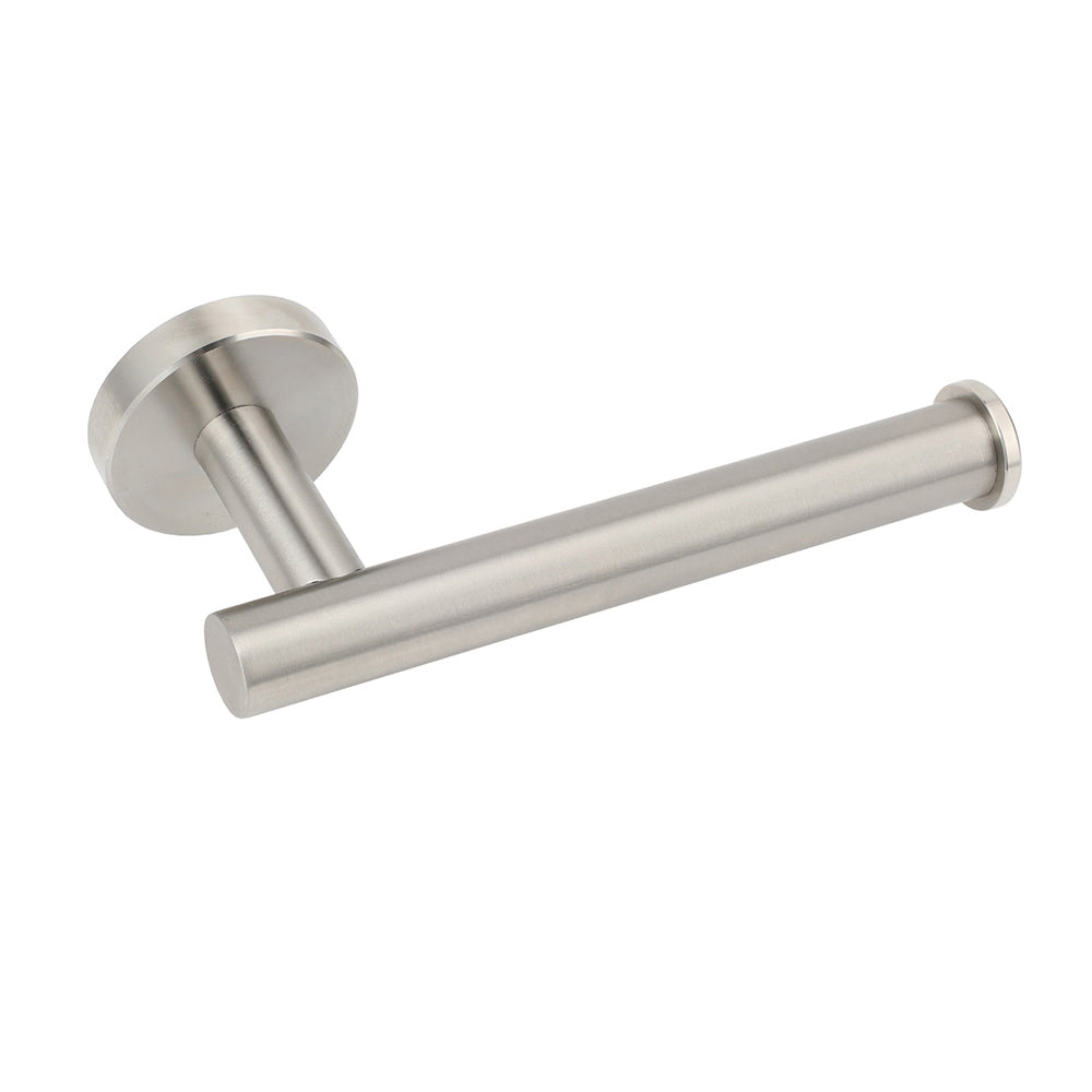 Brushed Nickel Stainless Steel Toilet Paper Roll Tissue Holder Rack Kit Bathroom V1233-E69004BN
