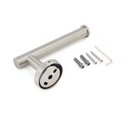 Brushed Nickel Stainless Steel Toilet Paper Roll Tissue Holder Rack Kit Bathroom V1233-E69004BN