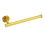Bathroom Brushed Gold Round Towel Rack Holder Hook Clothes Hanger Wall Mounted V1233-E69005BG