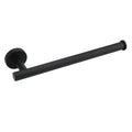 Bathroom Matt Black Round Towel Rack Holder Hook Clothes Hanger Stainless Steel V1233-E69005BL