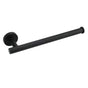 Bathroom Matt Black Round Towel Rack Holder Hook Clothes Hanger Stainless Steel V1233-E69005BL
