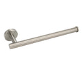 Brushed Nickel Round Towel Rack Holder Hook Clothes Hanger Bathroom Accessory V1233-E69005BN