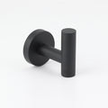 Matt Black Robe Hook Hanger Organizer Bathroom Wall Mounted Kit Stainless Steel V1233-E69009BL