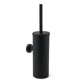Matt Black Stainless Steel Round Toilet Brush Wall Holder Cup Bathroom Accessary V1233-E69013BL