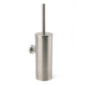 Brushed Nickel Silver Round Toilet Brush Stainless Steel Wall Mounted Holder Cup V1233-E69013BS