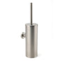 Brushed Nickel Silver Round Toilet Brush Stainless Steel Wall Mounted Holder Cup V1233-E69013BS