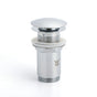 Chrome Round Basin 32mm Pop Up Brass Waste Plug Non Overflow Extension Length Drain Kit V1233-K726D1