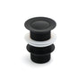Matt Black Watermark 32mm Pop Up Push Brass Waste Plug No Overflow Basin Drain V1233-K81B