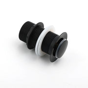 Matt Black Watermark 32mm Pop Up Push Brass Waste Plug No Overflow Basin Drain V1233-K81B