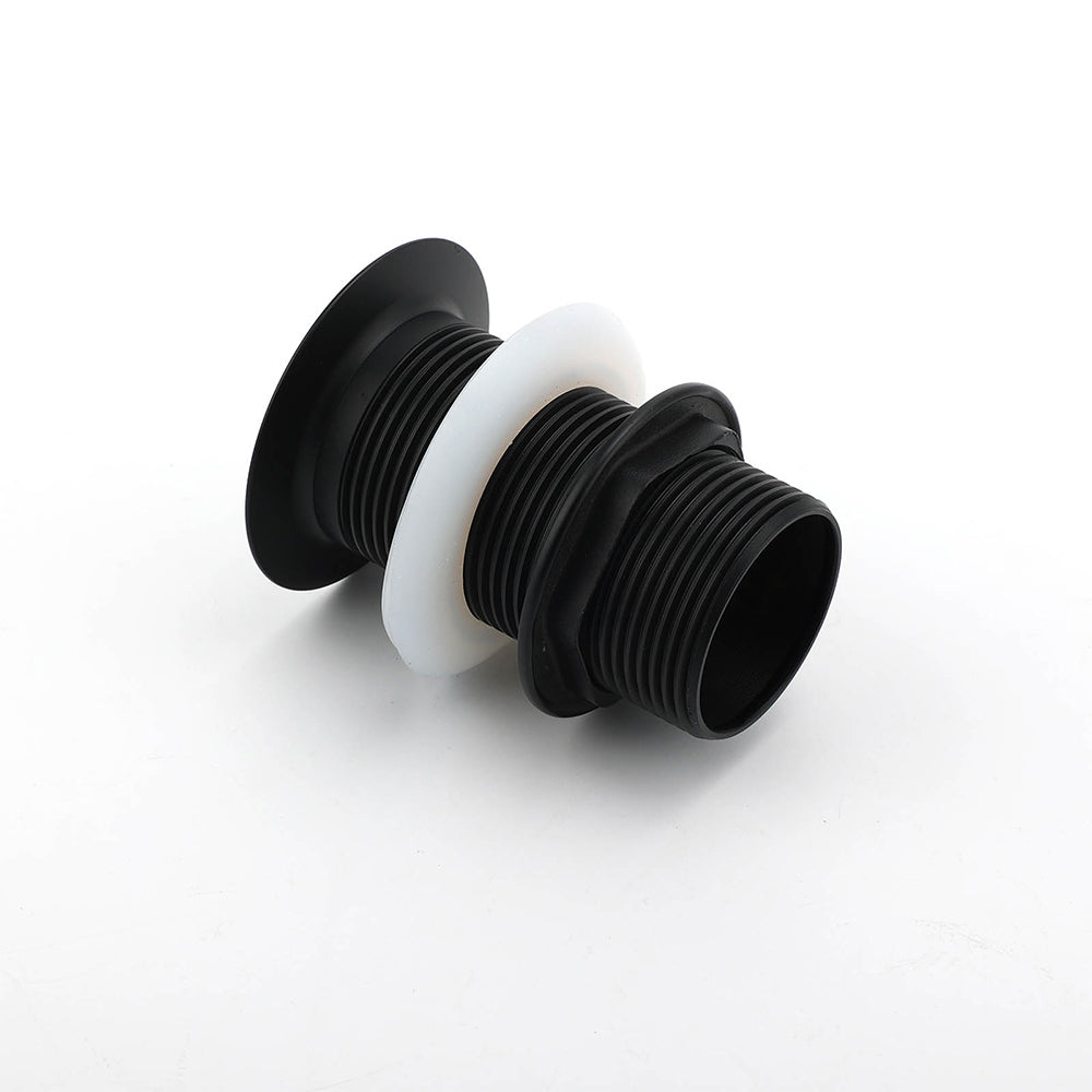 Matt Black Watermark 32mm Pop Up Push Brass Waste Plug No Overflow Basin Drain V1233-K81B