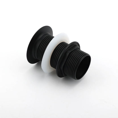 Matt Black Watermark 32mm Pop Up Push Brass Waste Plug No Overflow Basin Drain V1233-K81B