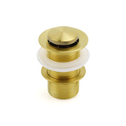 Watermark 32mm Pop Up Push Waste Plug No Overflow Basin Sink Drain Brushed Gold V1233-K81G