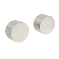 Brushed Nickel Round 1/4 Turn Twin Shower Taps Set Hot Cold Switch Vanity Mixer V1233-KC0292BN