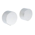 Polished Chrome Round 1/4 Turn Twin Shower Taps Set Hot Cold Water Switch Mixer V1233-KC0292CR