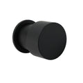 Matt Black Round Knob Concealed Shower Mixer Valve Hot Cold Water Switch Tap Kit V1233-KC1292BL