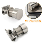 Brushed Nickel Bath Shower Mixer Round 1/4 Knob Hot Cold Tap Cartridge Spindle V1233-KC1292BN