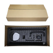 WELS Matte Black 316SUS Dual Shower Set Outdoor Bath System Rainfall 10" Head V1233-KH222B