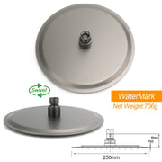 316 SUS WELS Gun Metal Twin Shower Handset Combo Outdoor Bath Rainfall 10" Head V1233-KH222GM