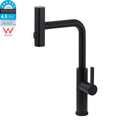 WELS Matte Black 3-Mode Spray Pull Out Kitchen Mixer Sink Laundry Faucet Tapware V1233-KJU515B