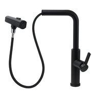 WELS Matte Black 3-Mode Spray Pull Out Kitchen Mixer Sink Laundry Faucet Tapware V1233-KJU515B