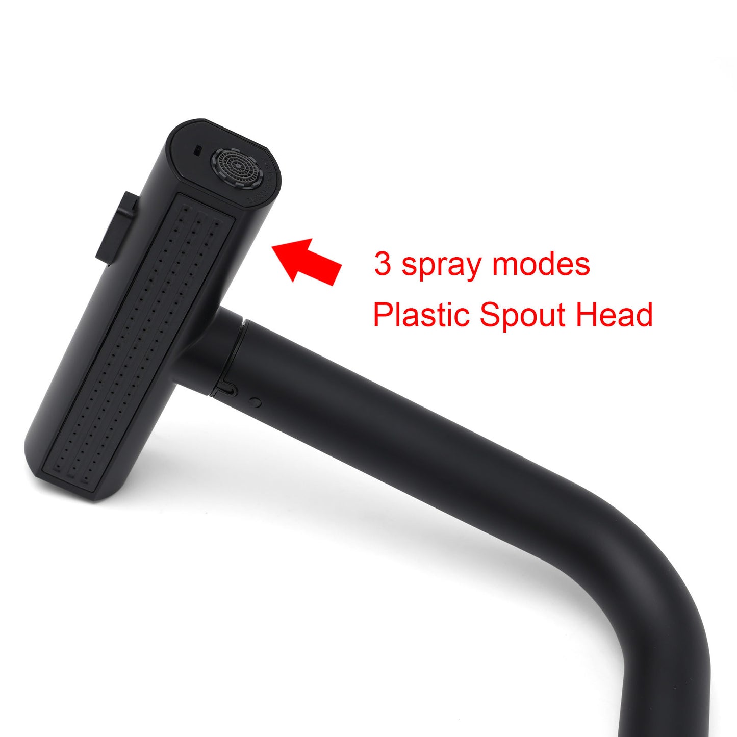 WELS Matte Black 3-Mode Spray Pull Out Kitchen Mixer Sink Laundry Faucet Tapware V1233-KJU515B